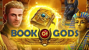 Book of Gods nyerőgép, logó, fáraó, felfedező, anubis, könyv