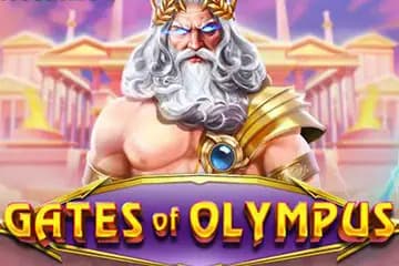 Gates of Olympus online nyerőgép, logó, zeus