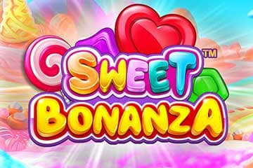 Sweet Bonanza nyerőgép, logó, cukorkák