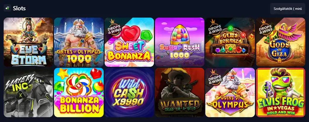 Bets io casino kaszinó slot nyerőgépek