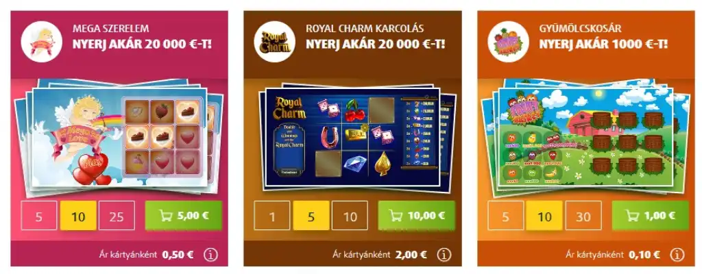 Lottoland kaszinó kaparós sorsjegyek, online lotto