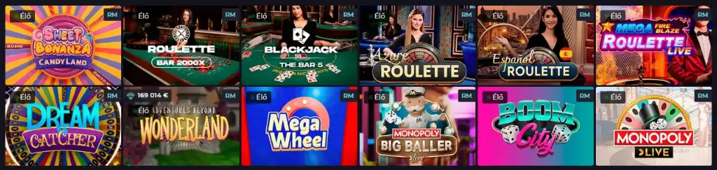 IZZI Casino online élő kaszinó játékok