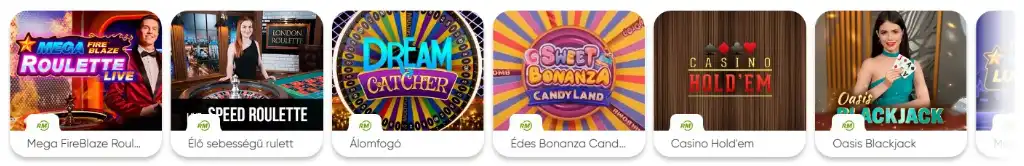 FRESH Casino online kaszinó élő kaszinó játékok