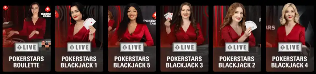 pokerstars casino, élő online kaszinó