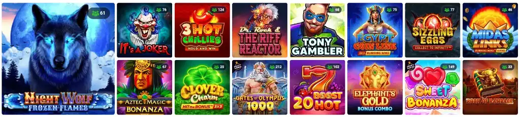 20Bet Casino, online kaszinó, slot nyerőgép játékkínálat