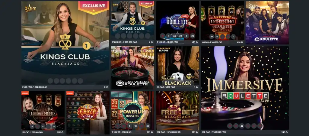 1bet casino online, élő kaszinó játékok