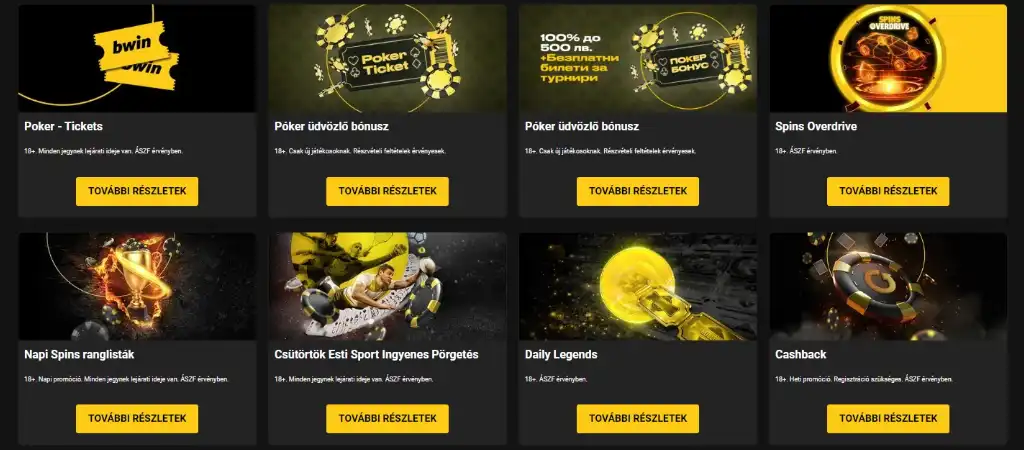 bwin casino bónusz promóció