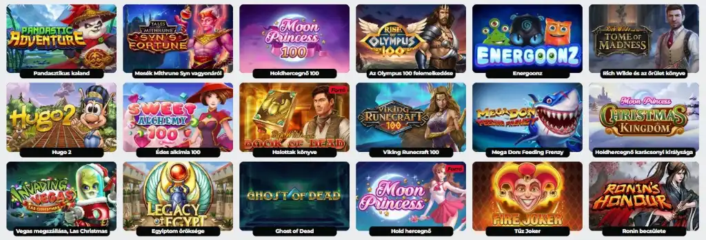 Energy Casino, online kaszinó slot nyerőgép játékok