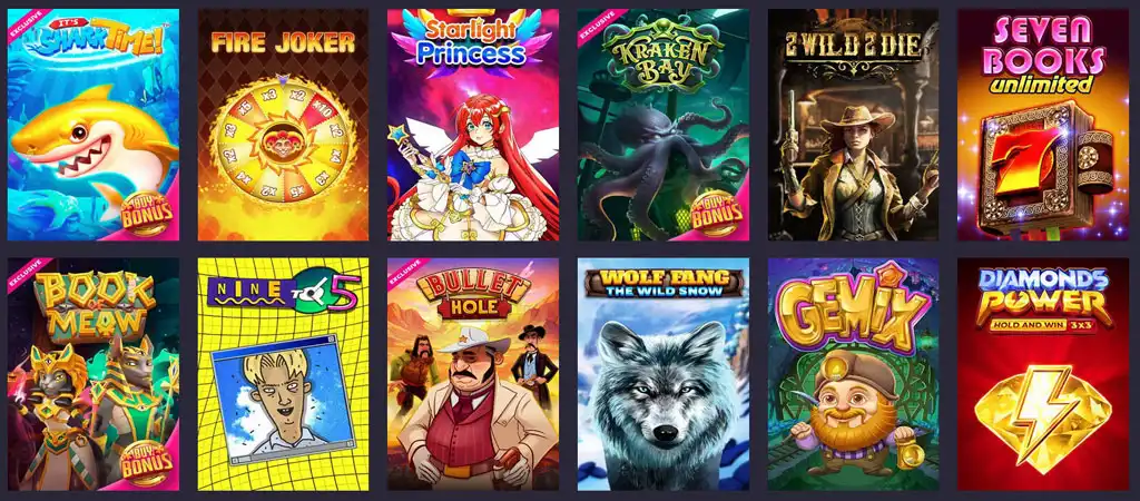 PowBet Casino, online kaszinó, slot, nyerőgép játékok