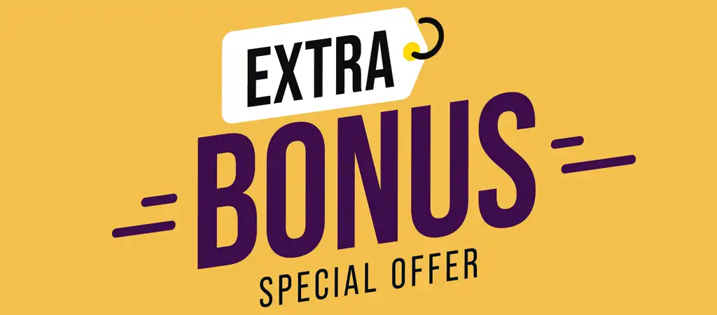 etra bonus, special offer