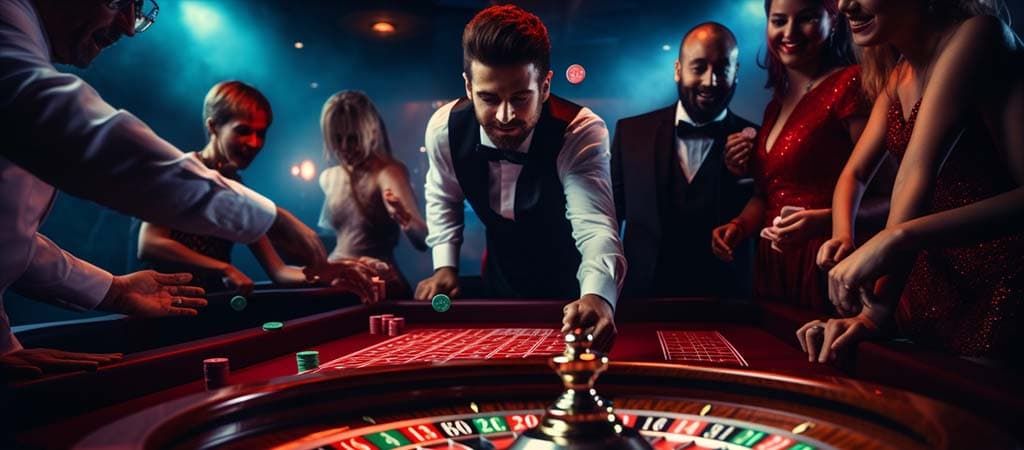 Fizikai kaszinó, live casino, rulett asztal