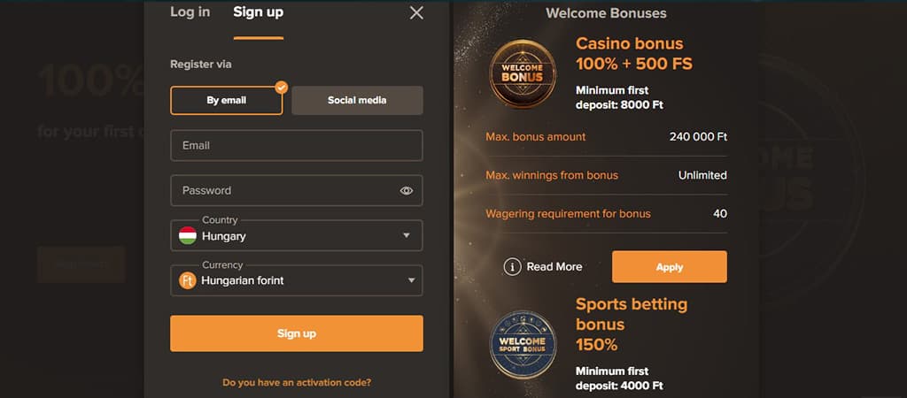 Sol Casino, online kaszinó, sign up, regisztráció