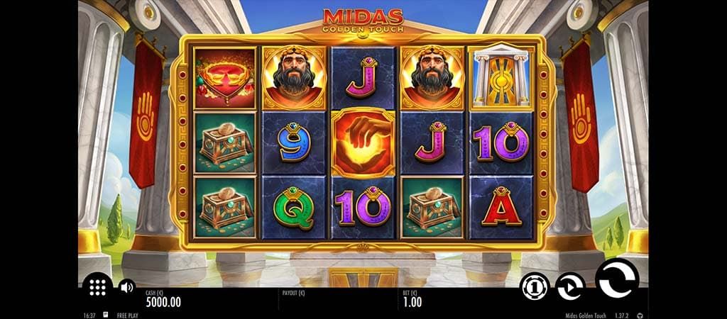 Midas Golden Touch, online nyerőgépek, slot