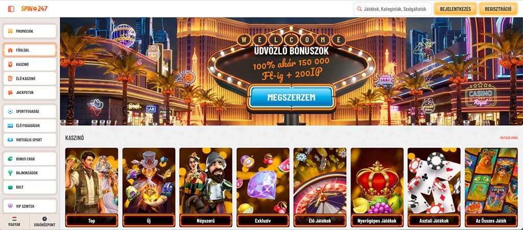 spin247 casino, online kaszinó, főoldal