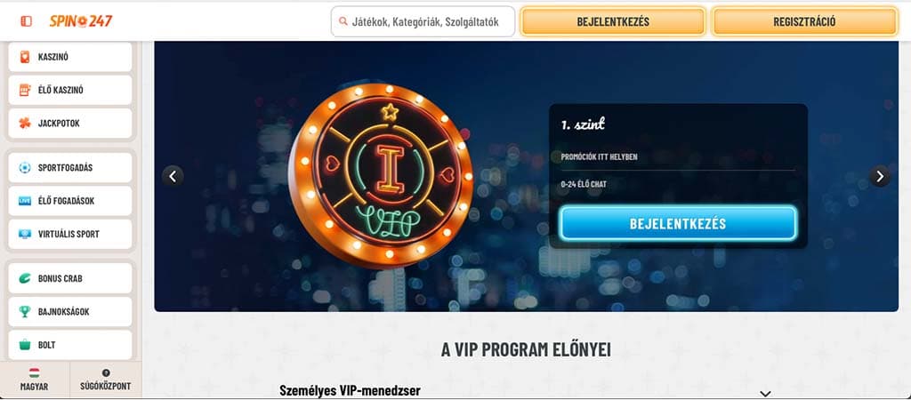 spin247, vip program, online kaszinó